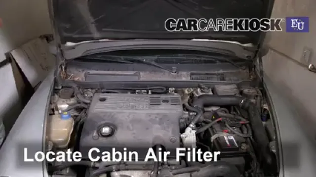 2001 Lancia Lybra JTD Station Wagon 1.9L 4 Cyl. Turbo Diesel Filtre à air (intérieur) Changement